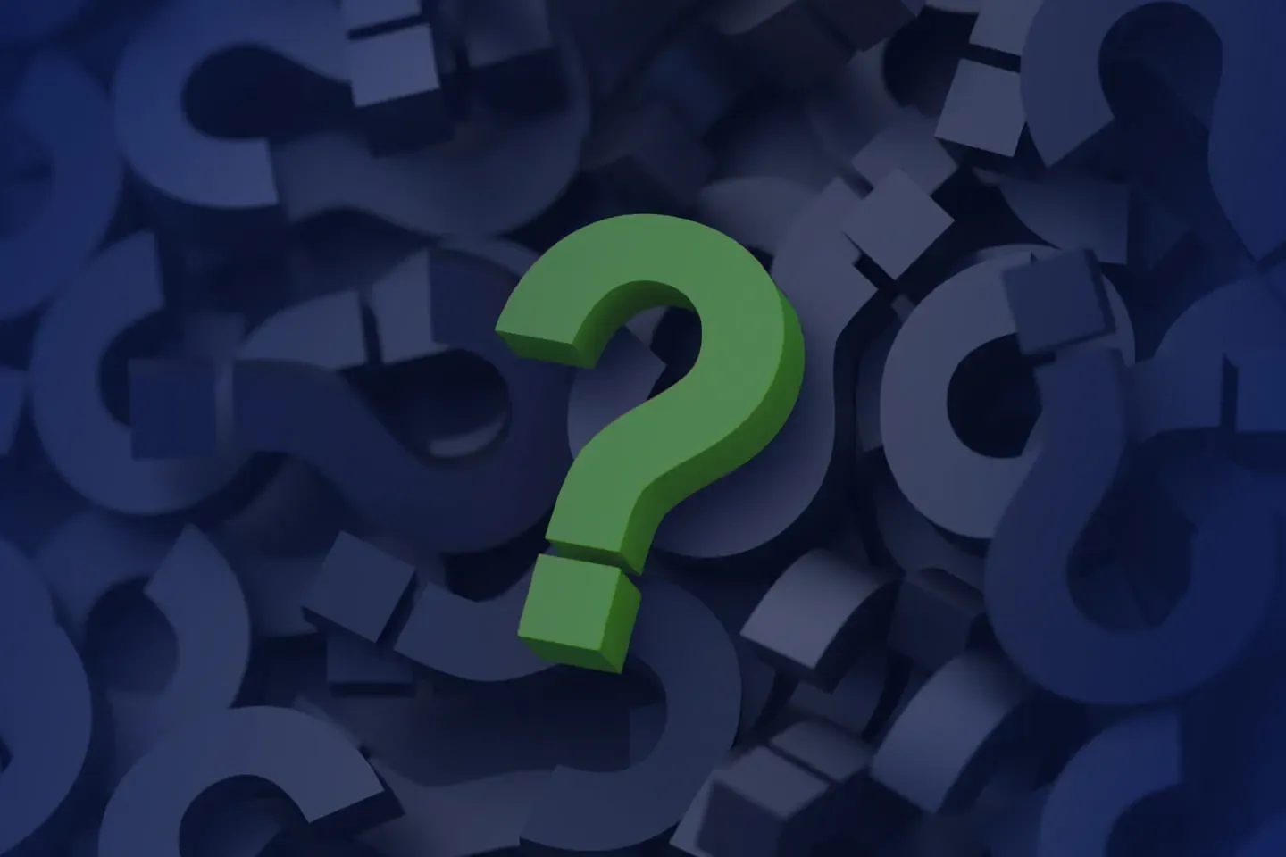 Pile of question marks