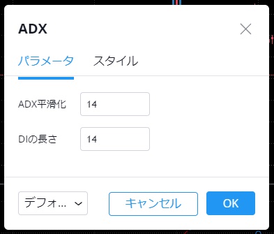 TradingViewおすすめインジケーターを設定する方法2