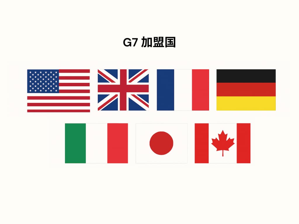 G7加盟国旗